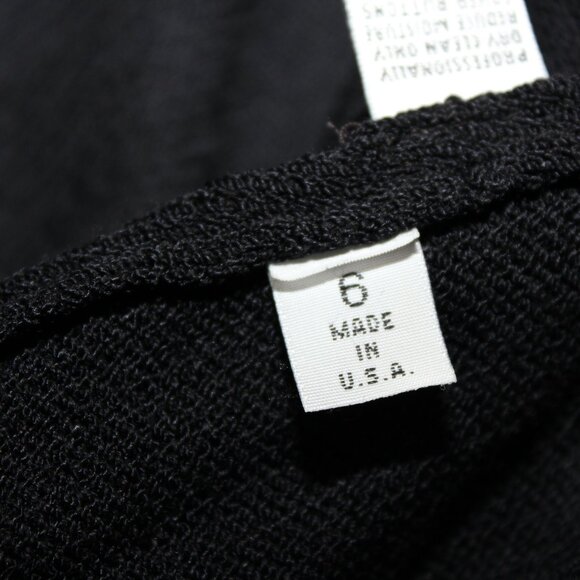 St. John Collection Womens Zip Santana Knit Sweater Jacket Blazer Black Size 6 - Picture 5 of 9